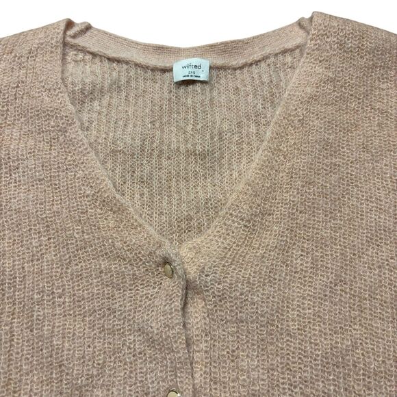 Aritzia Wilfred Front to Back Cardigan in Pink Blush- Size 2XS - Picture 2 of 8